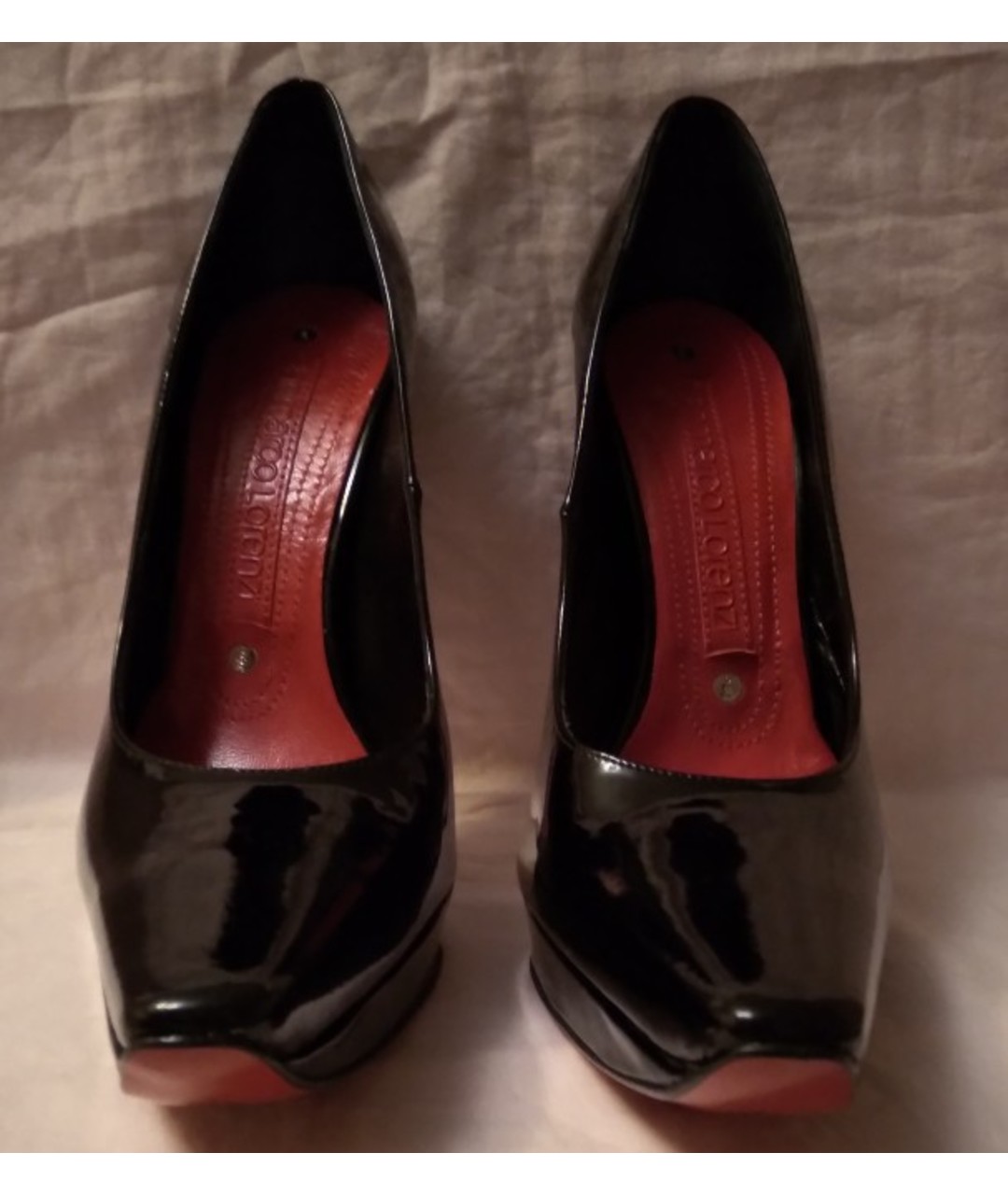 GIAN MARCO LORENZI Черные туфли из лакированной кожи, фото 2