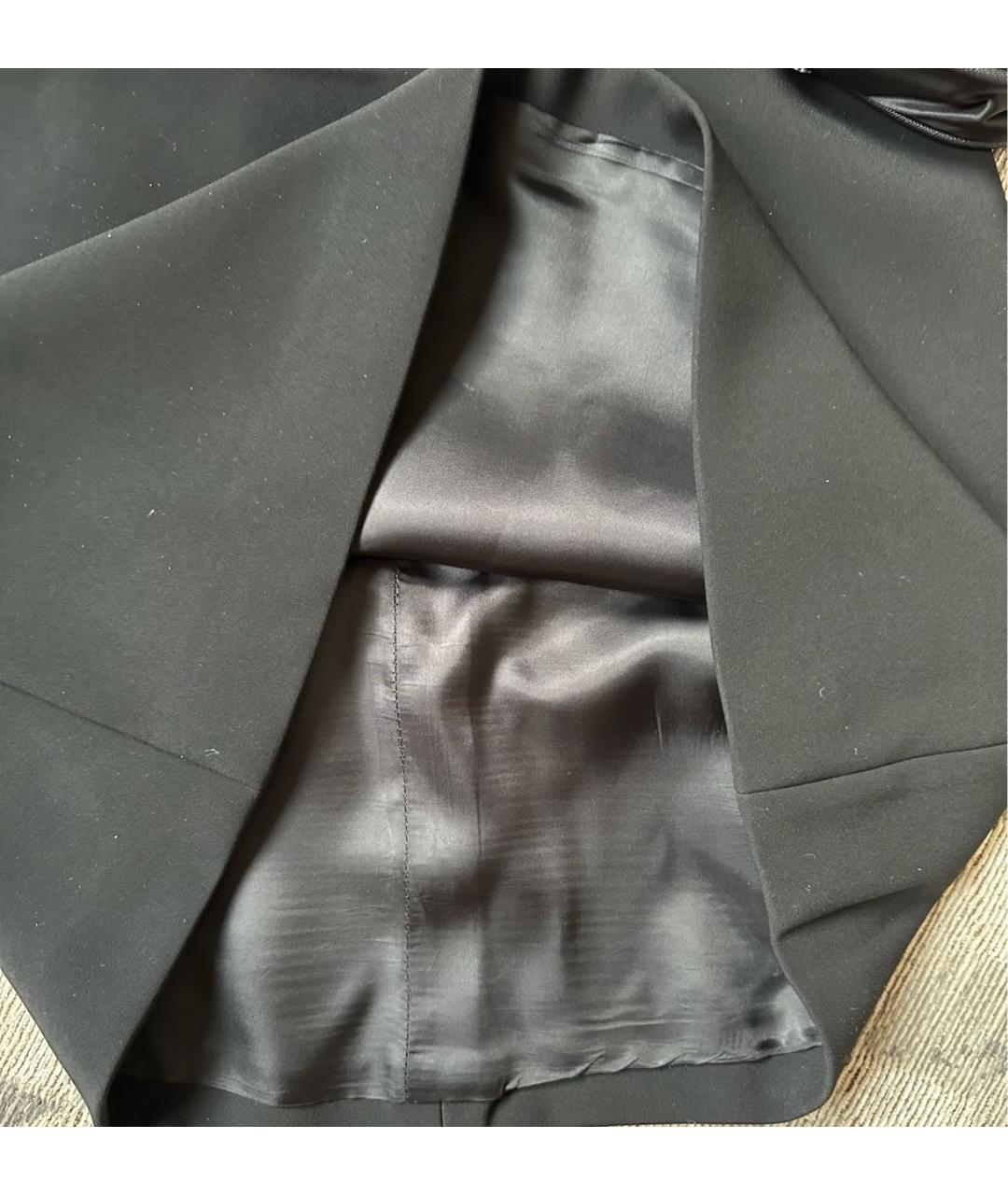 PRADA Черная полиамидовая юбка мини, фото 7