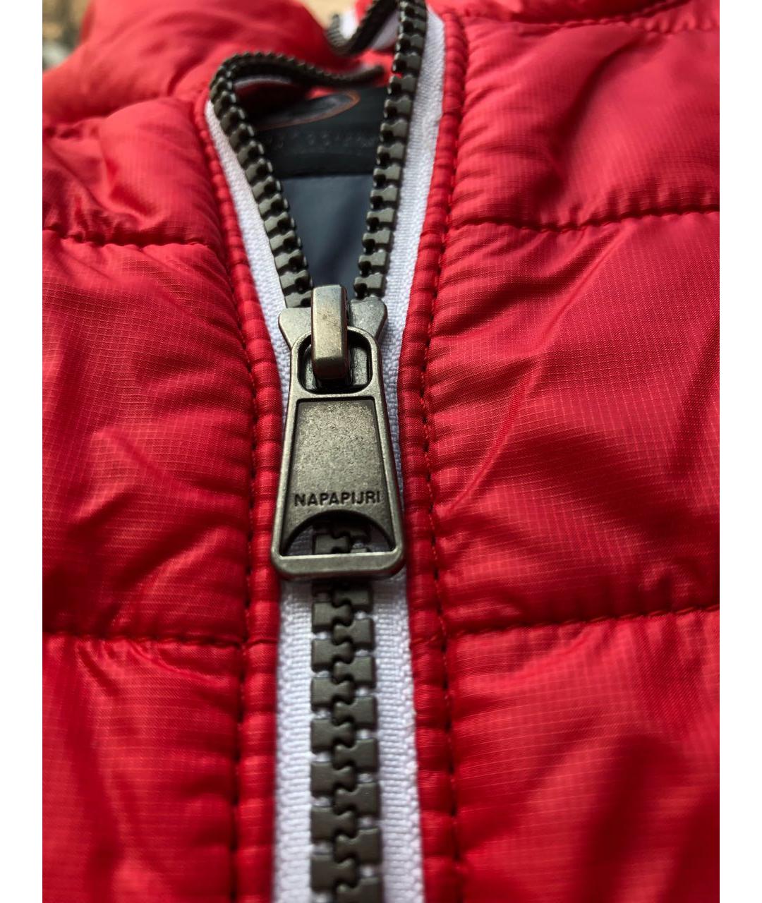 NAPAPIJRI Красная полиамидовая куртка, фото 5