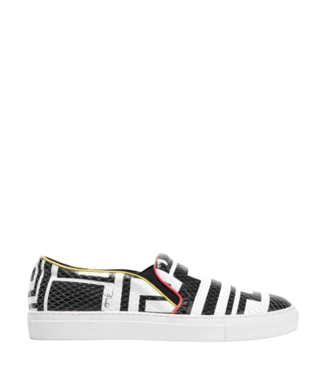 EMILIO PUCCI Белые кожаные слипоны, фото 1
