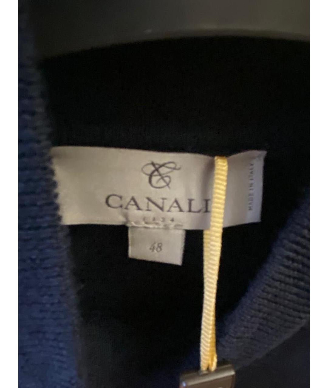 CANALI Темно-синий джемпер / свитер, фото 3