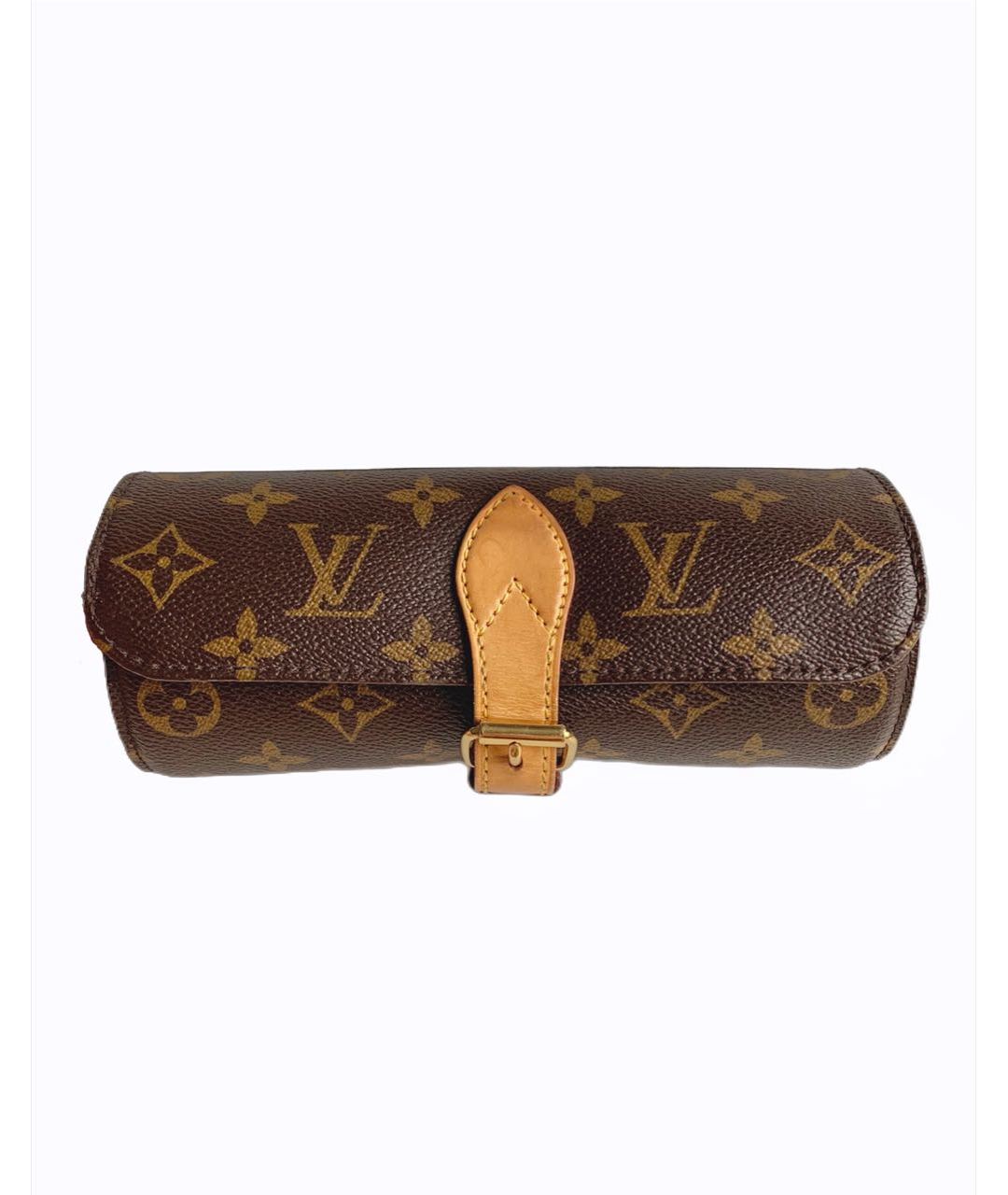 LOUIS VUITTON PRE-OWNED Коричневая косметичка, фото 1