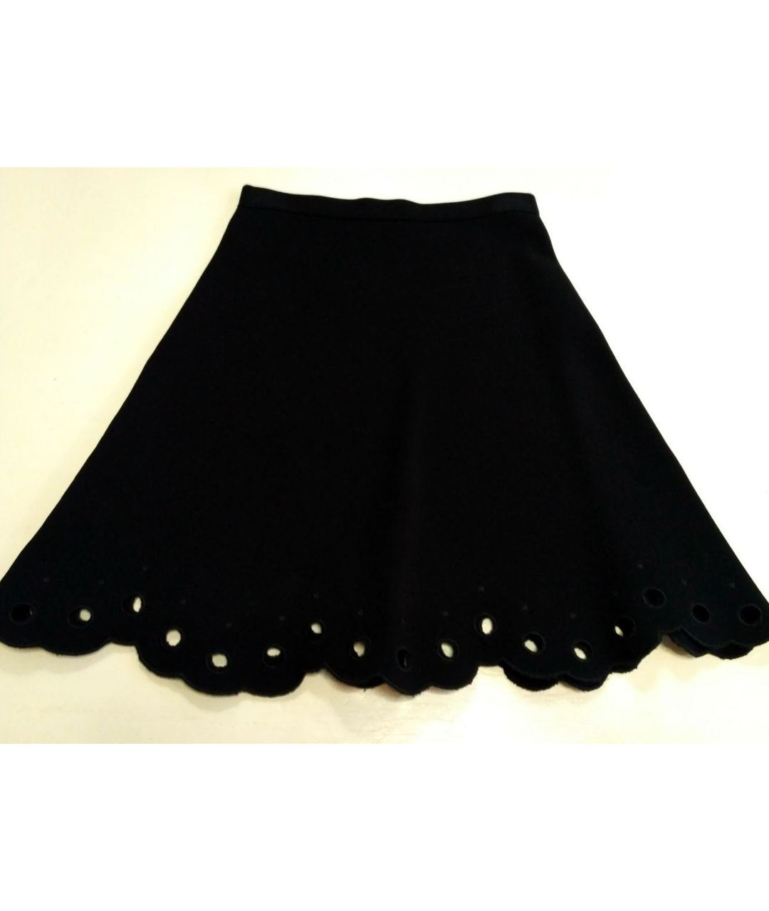 SANDRO Черная вискозная юбка-шорты, фото 2