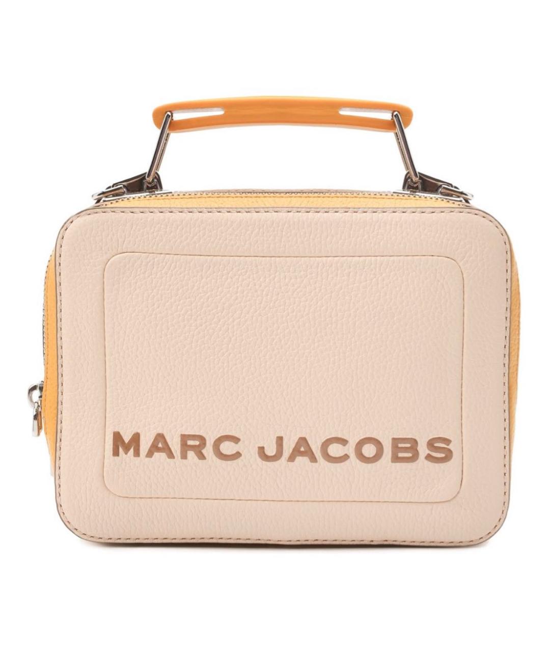 MARC JACOBS Бежевая кожаная сумка тоут, фото 1
