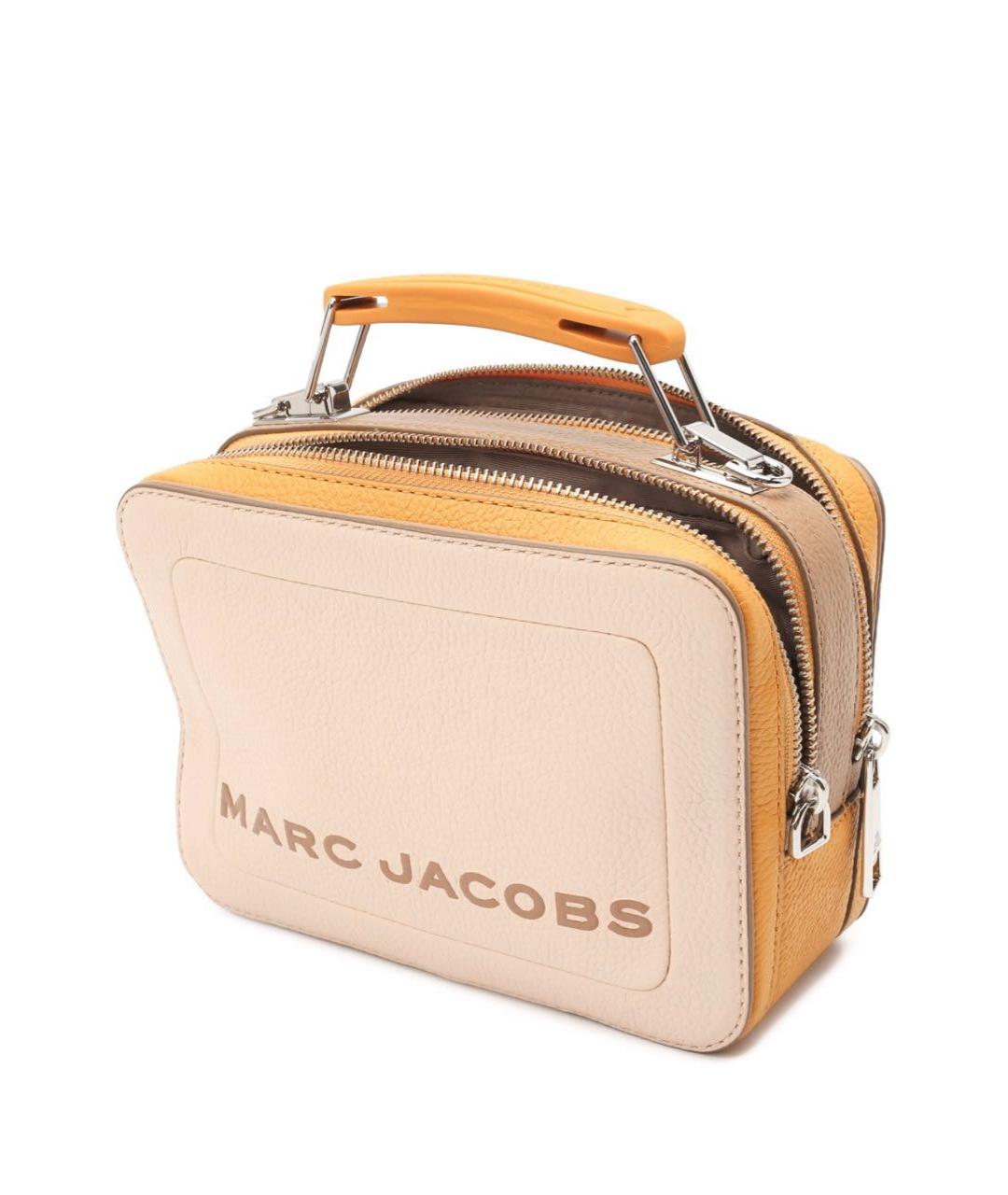 MARC JACOBS Бежевая кожаная сумка тоут, фото 3