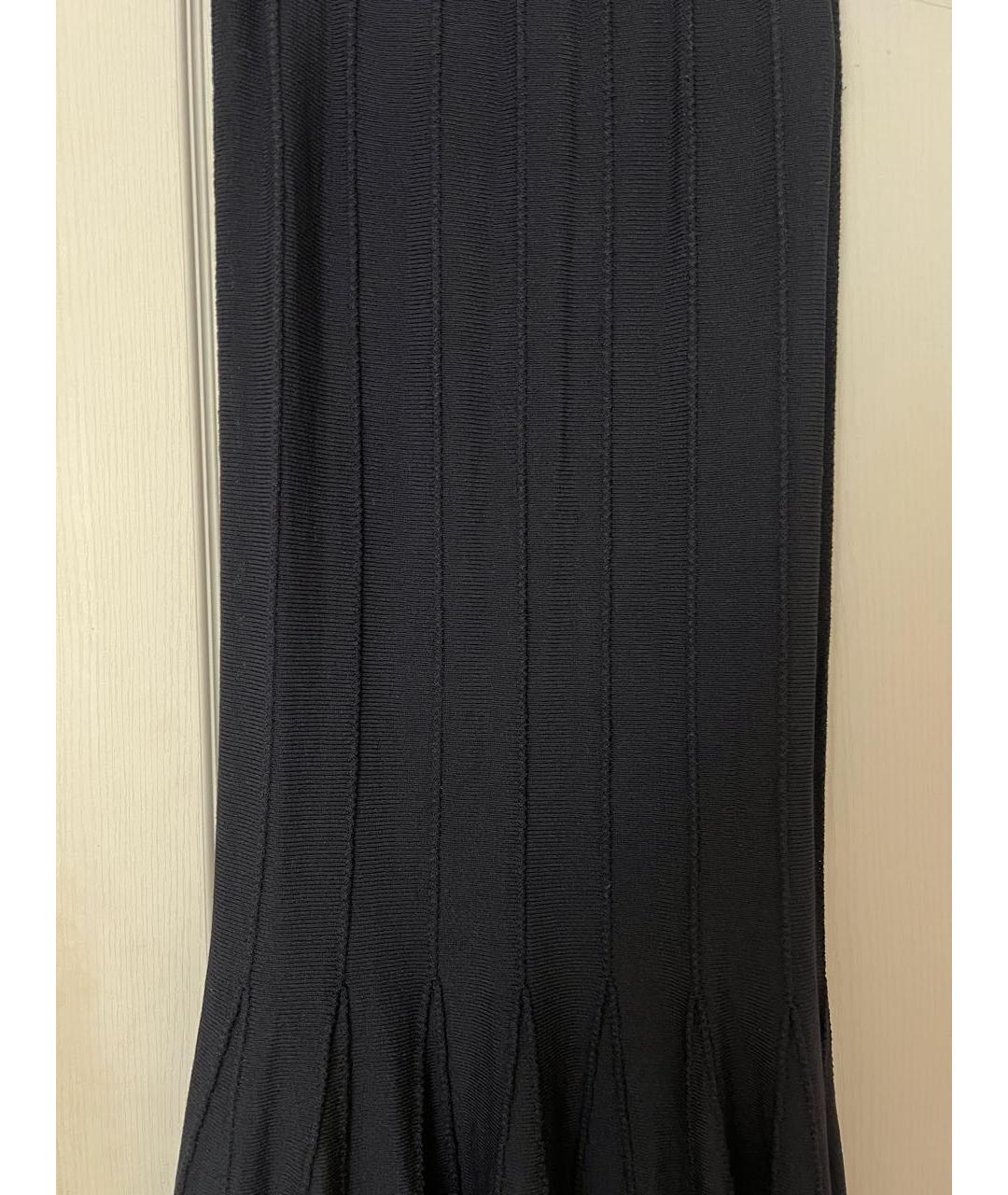 ST. JOHN Темно-синяя юбка макси, фото 6