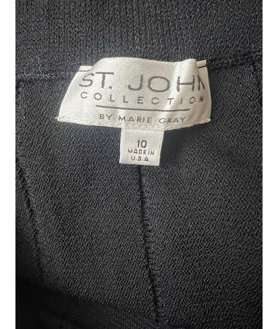 ST. JOHN Темно-синяя юбка макси, фото 3