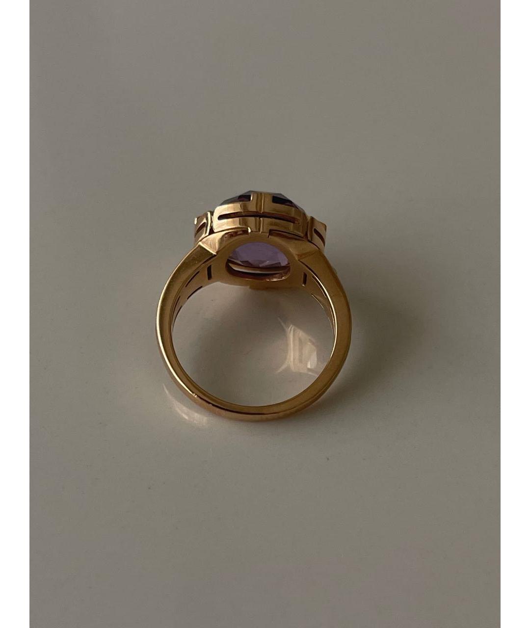 BVLGARI Фиолетовое кольцо из розового золота, фото 5