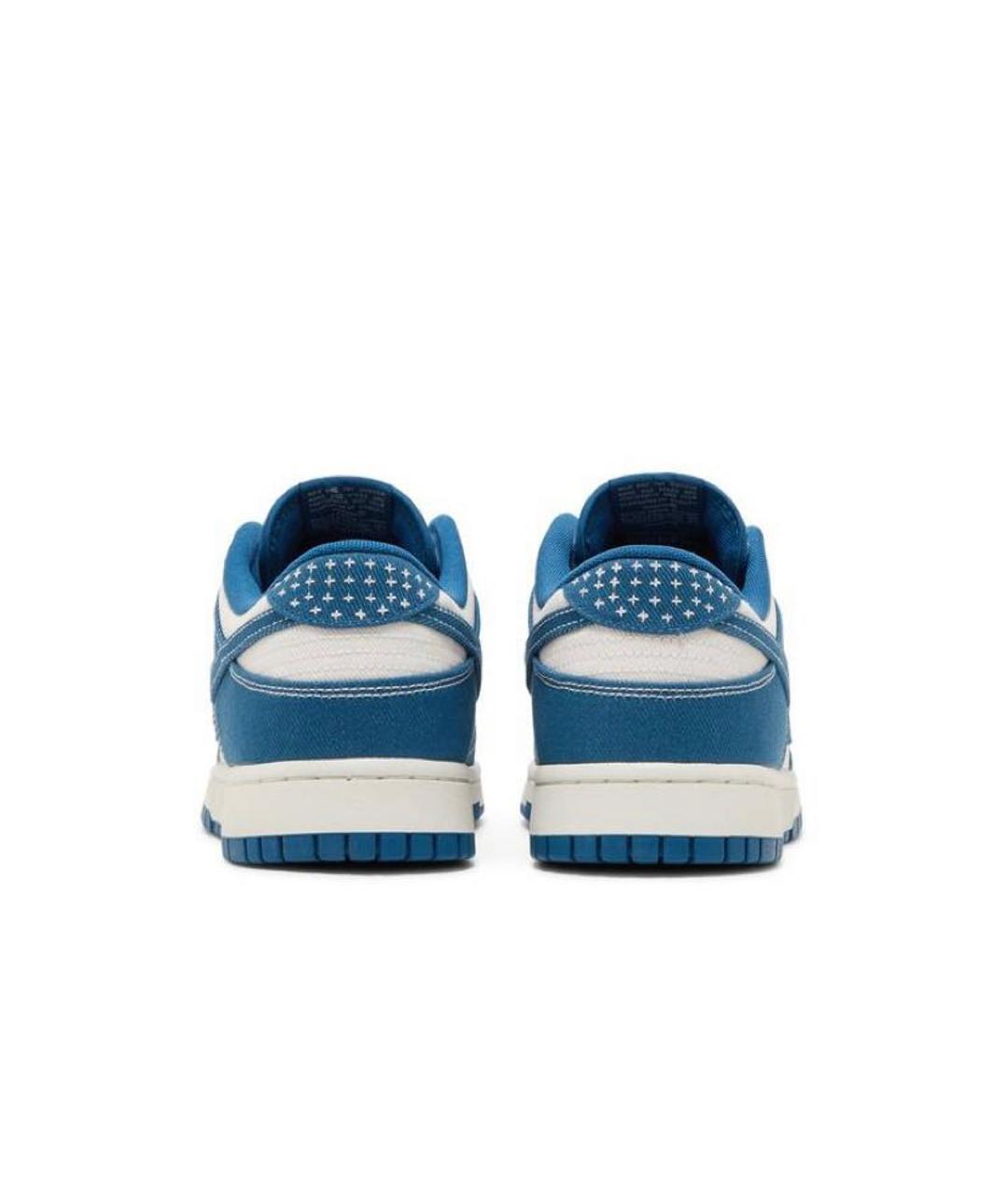 NIKE Синие текстильные низкие кроссовки / кеды, фото 5