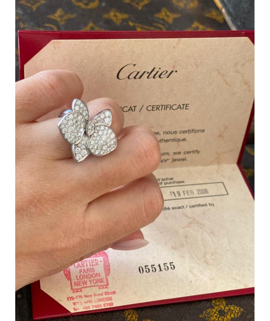 CARTIER Платиновое кольцо, фото 2