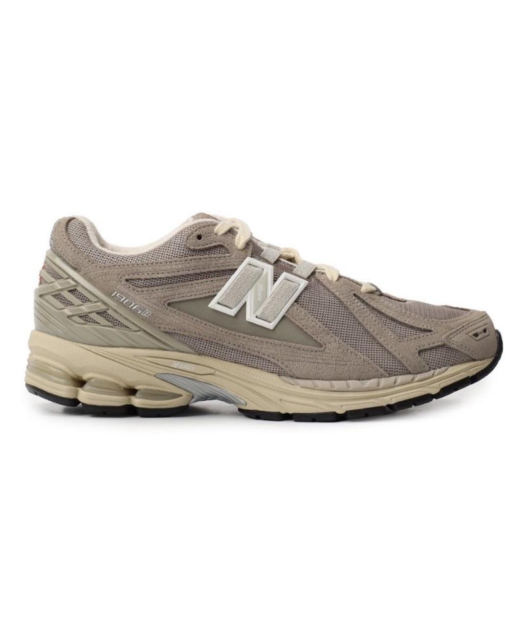 NEW BALANCE Бежевые замшевые низкие кроссовки / кеды, фото 5