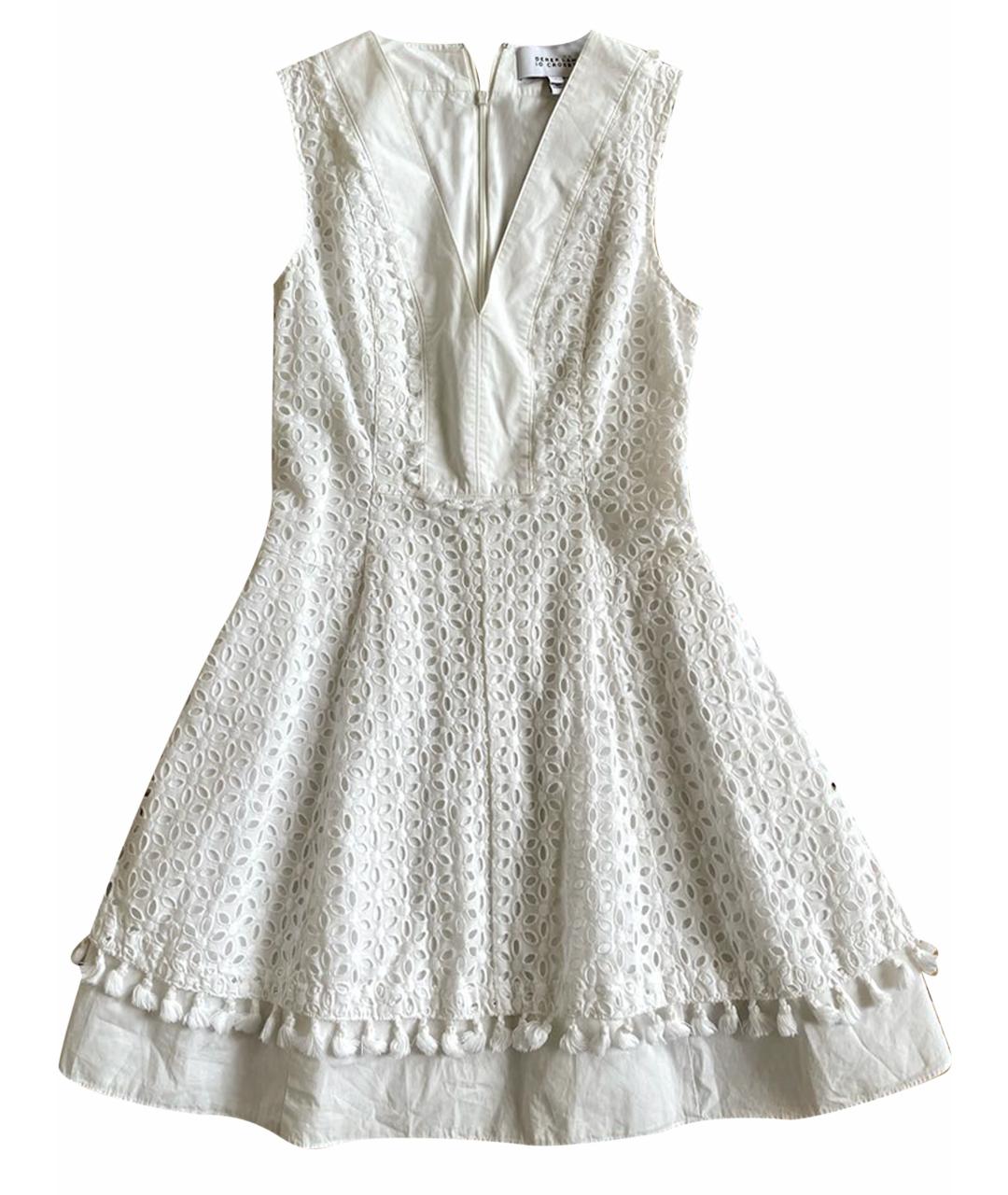 DEREK LAM 10 CROSBY Белое повседневное платье, фото 1