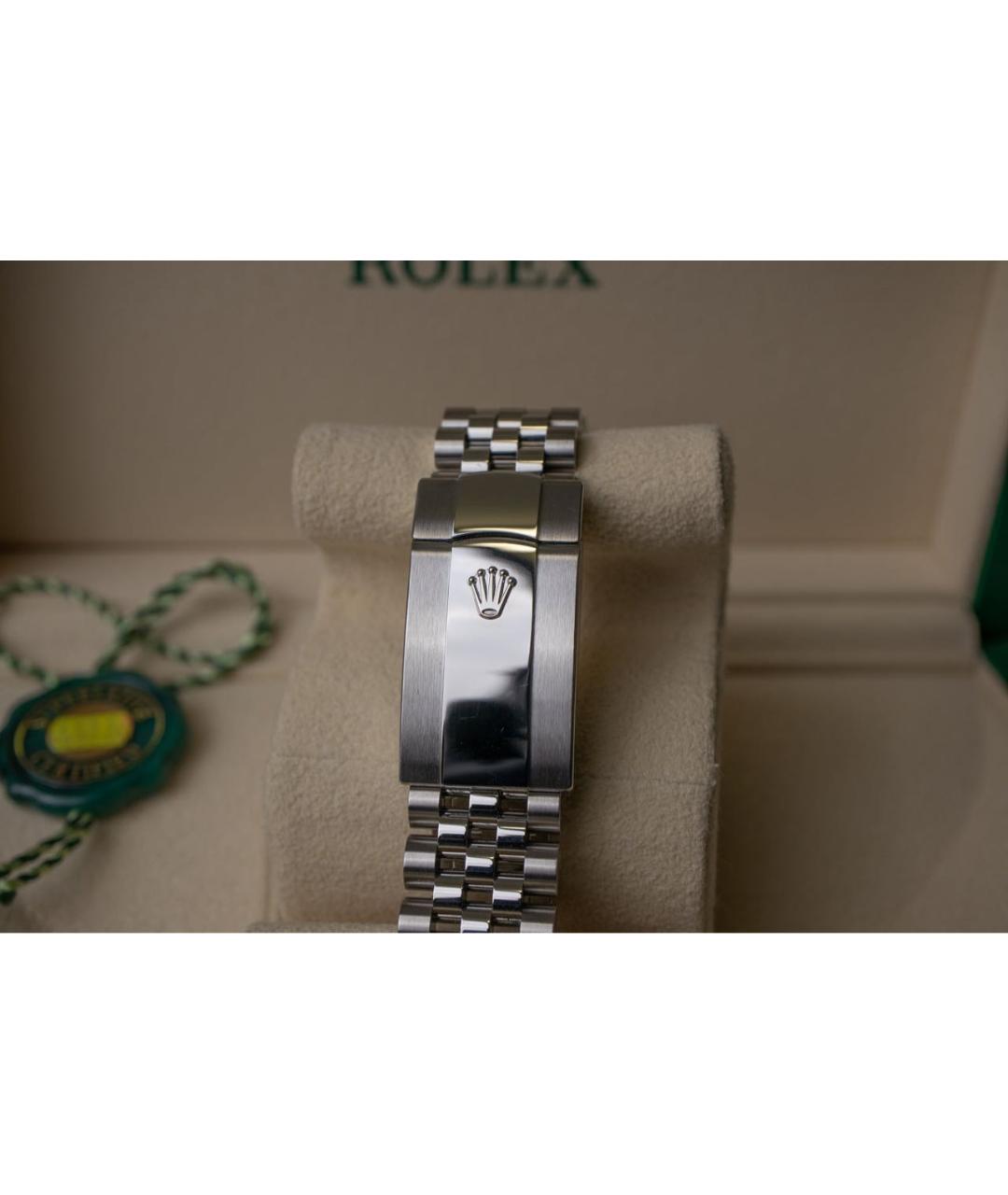 ROLEX Фиолетовые часы из белого золота, фото 6