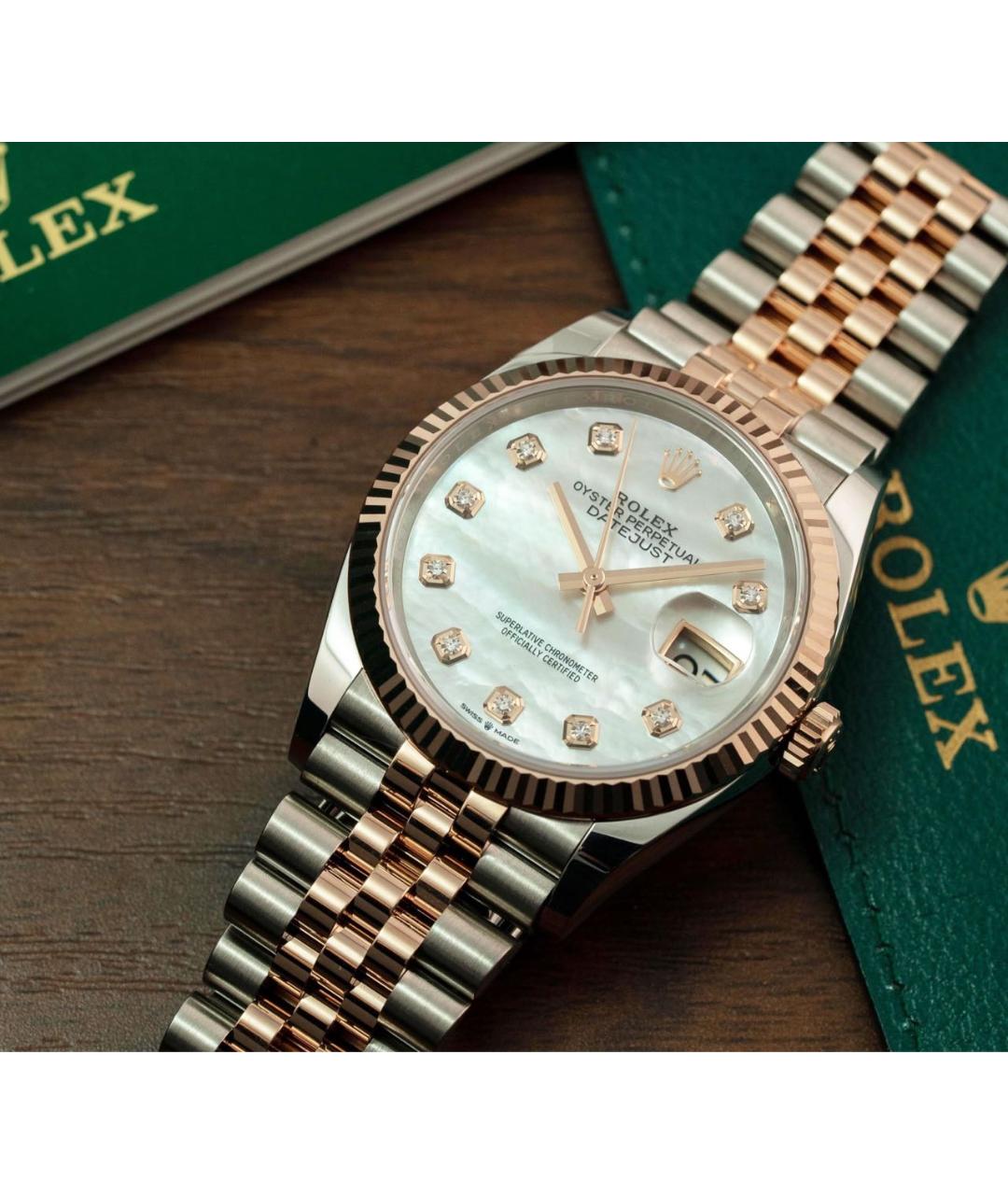 ROLEX Мульти часы из розового золота, фото 3