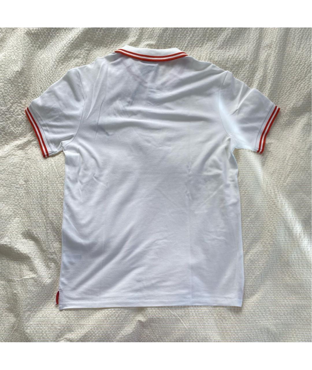 PS BY PAUL SMITH Белое хлопковое поло с коротким рукавом, фото 6