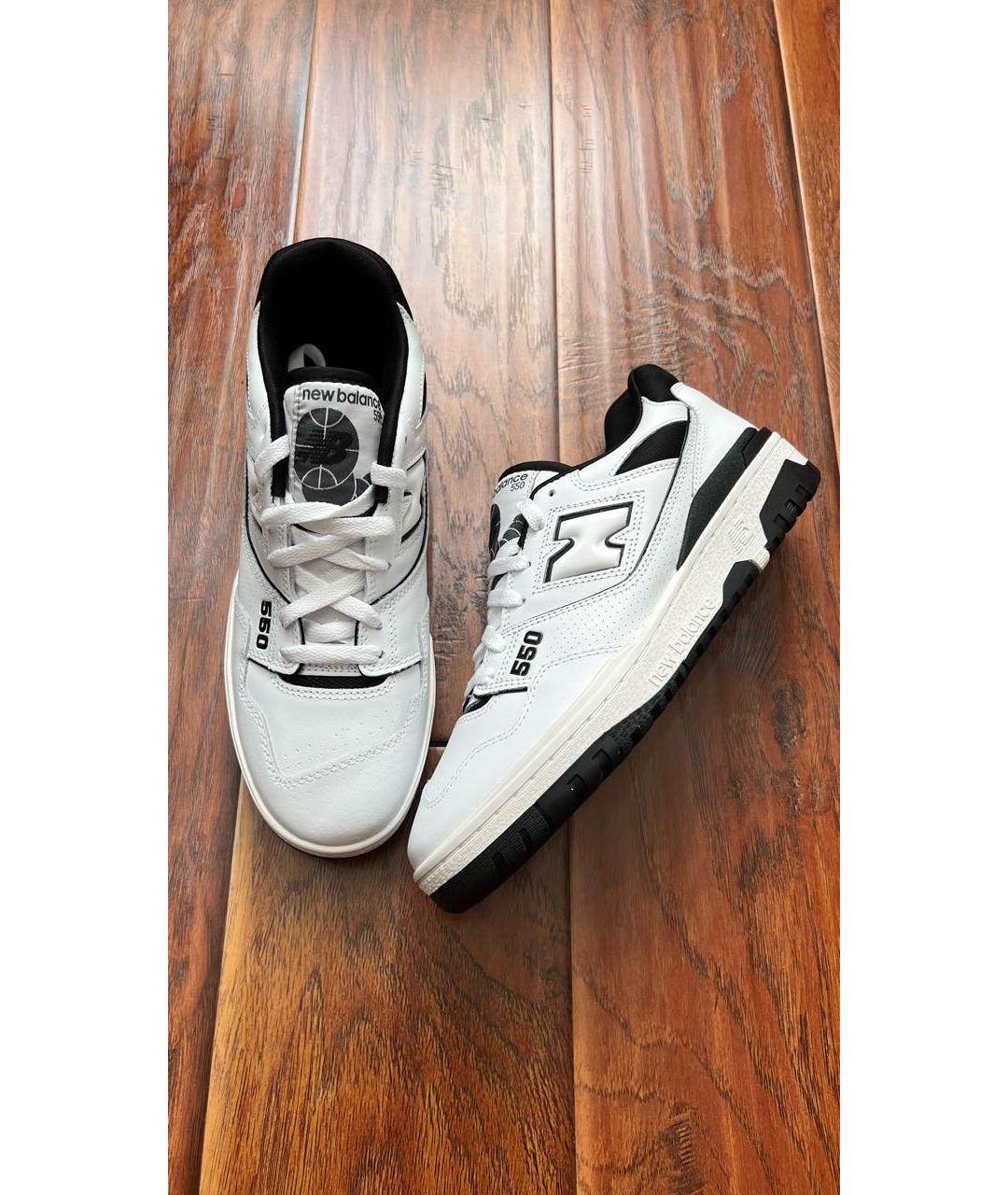 NEW BALANCE Белые низкие кроссовки / кеды, фото 4
