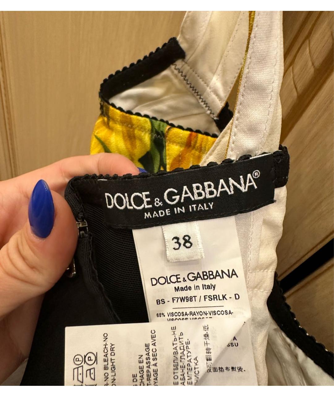 DOLCE&GABBANA Вискозный корсет, фото 3