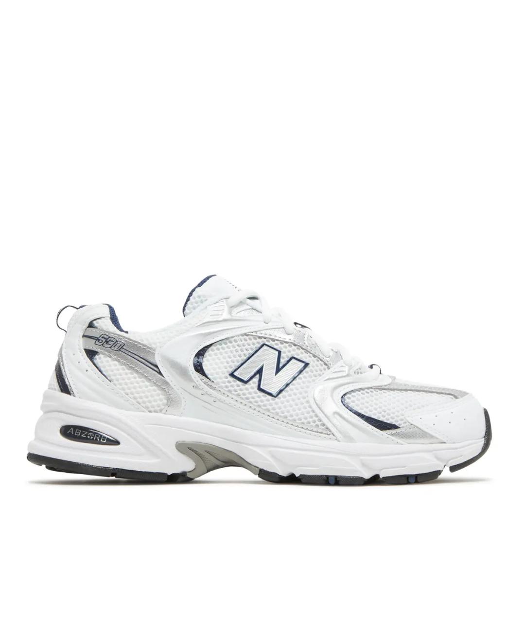 NEW BALANCE Белые низкие кроссовки / кеды, фото 1