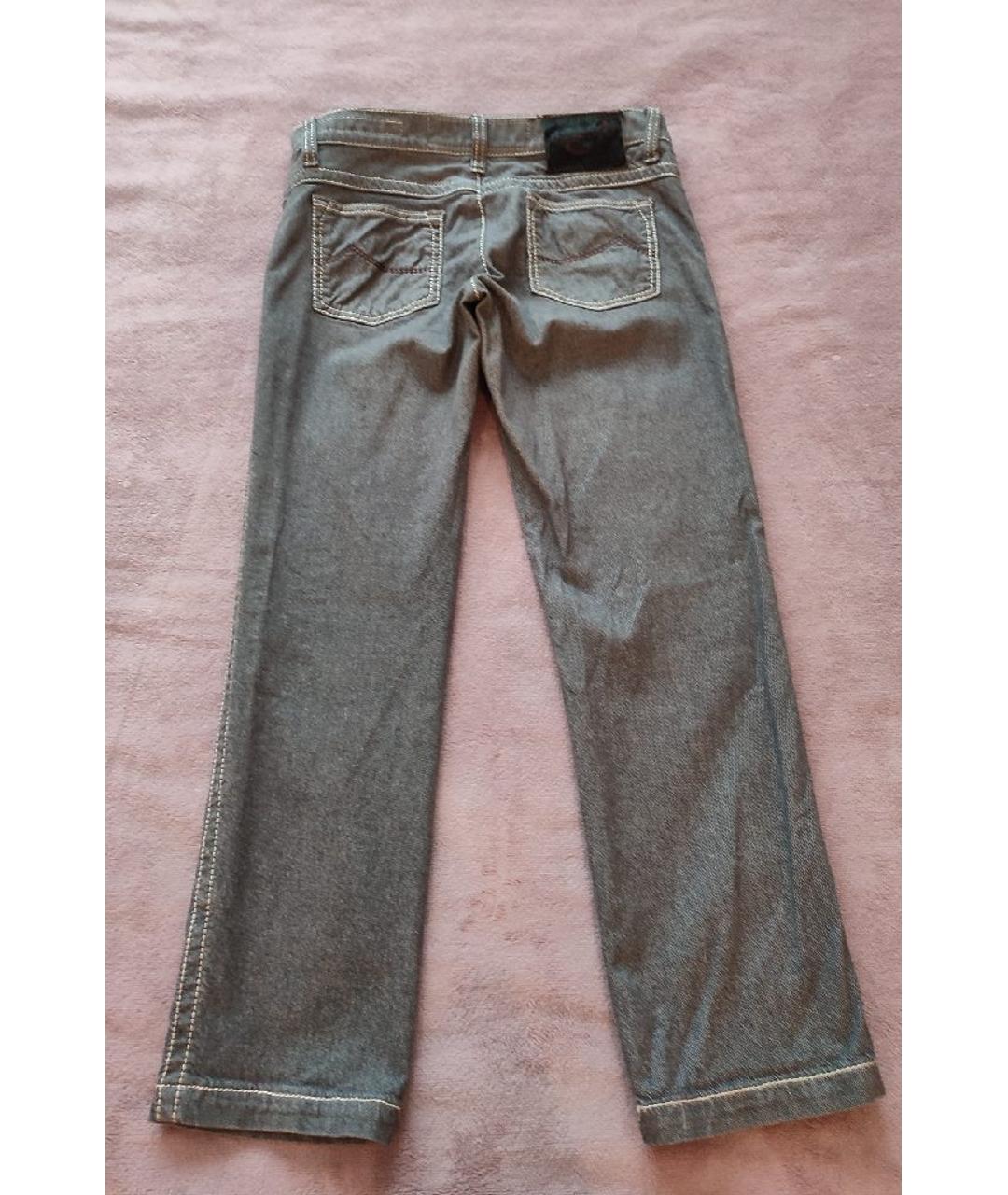 JACOB COHEN Серые хлопко-кашемировые прямые джинсы, фото 2
