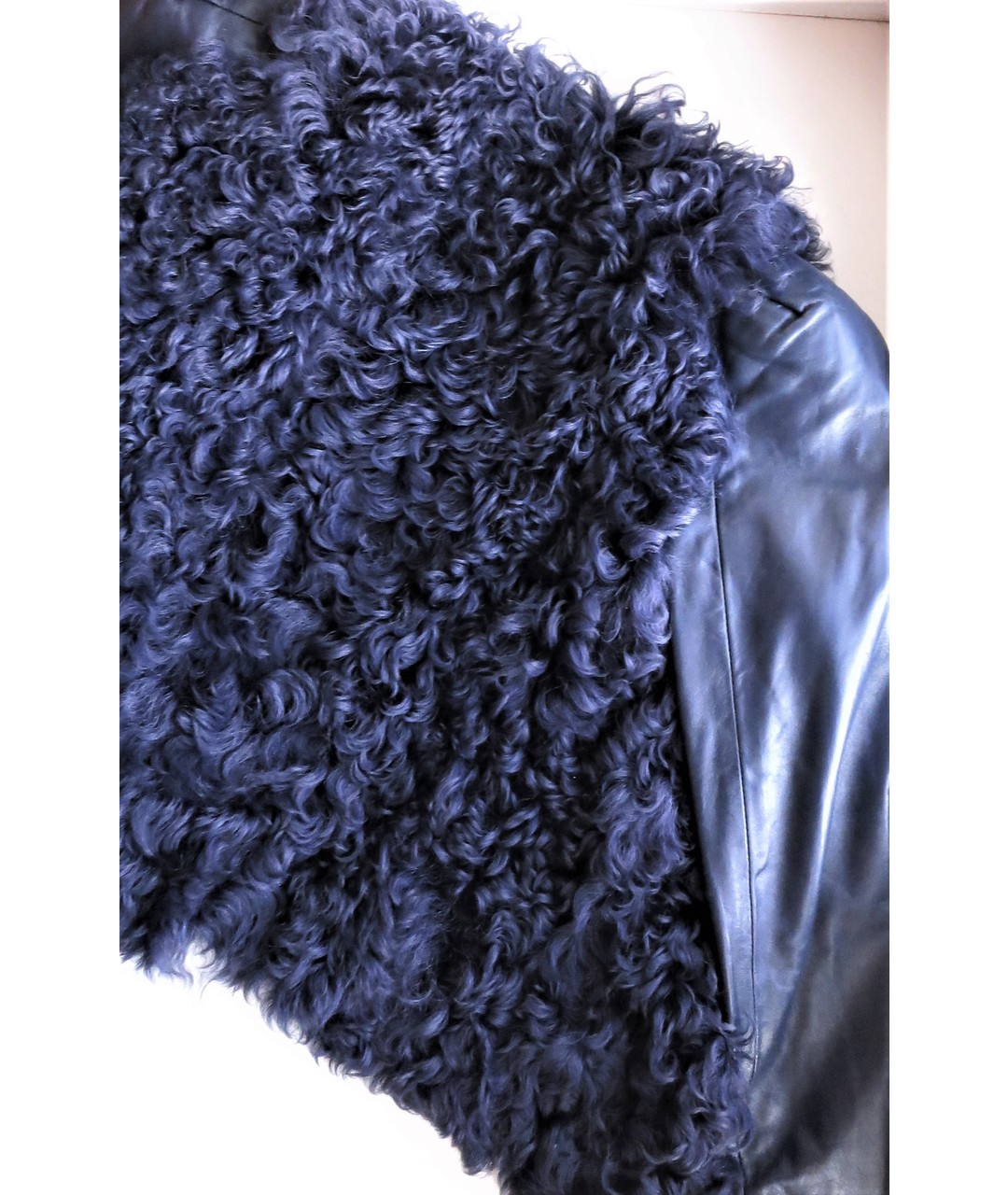IRFE Фиолетовая кожаная куртка, фото 3