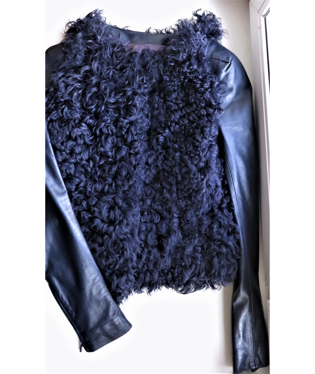 IRFE Фиолетовая кожаная куртка, фото 2