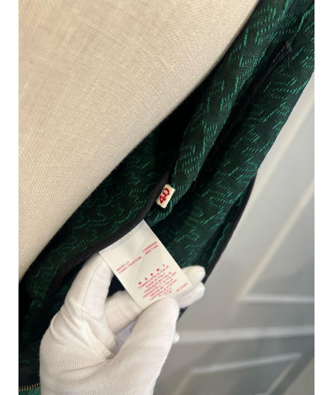 MARNI Зеленая блузы, фото 4