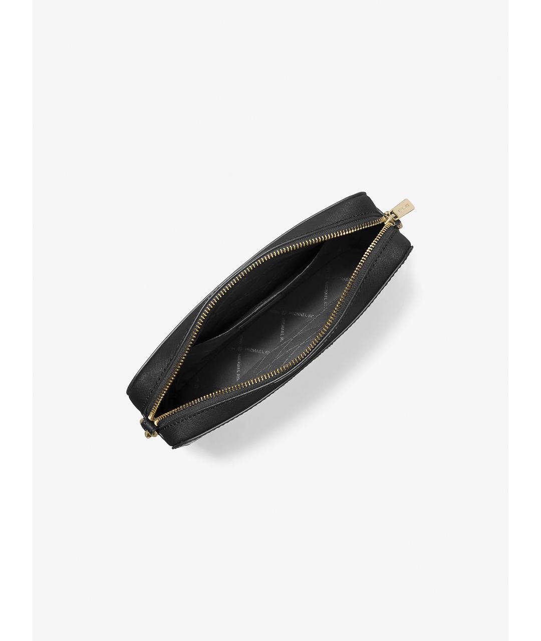 MICHAEL KORS Черная кожаная сумка через плечо, фото 4