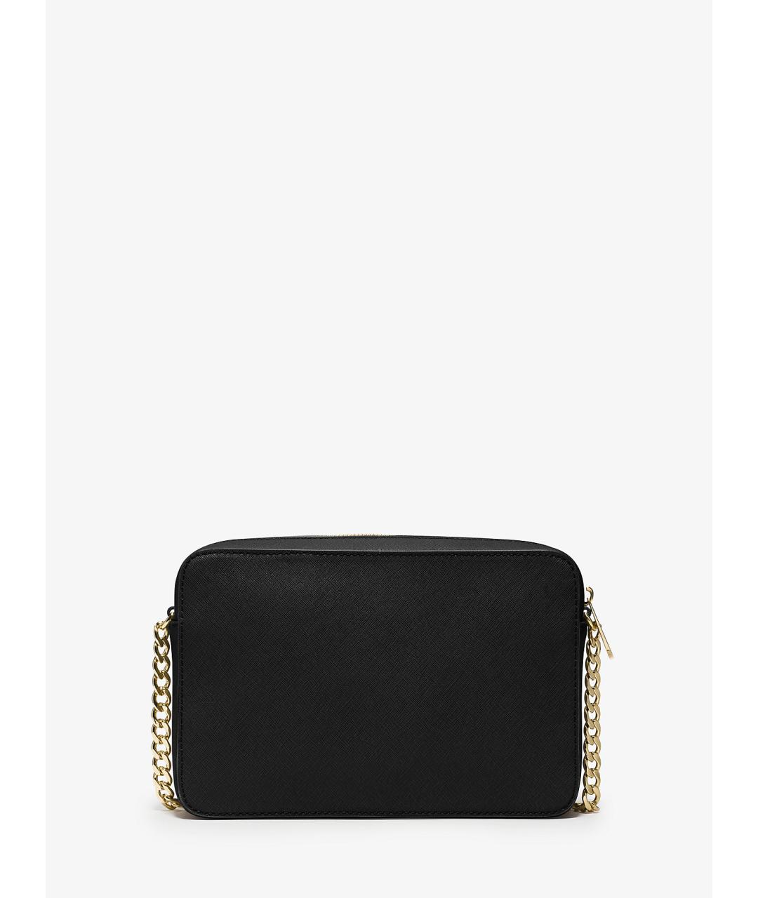 MICHAEL KORS Черная кожаная сумка через плечо, фото 3