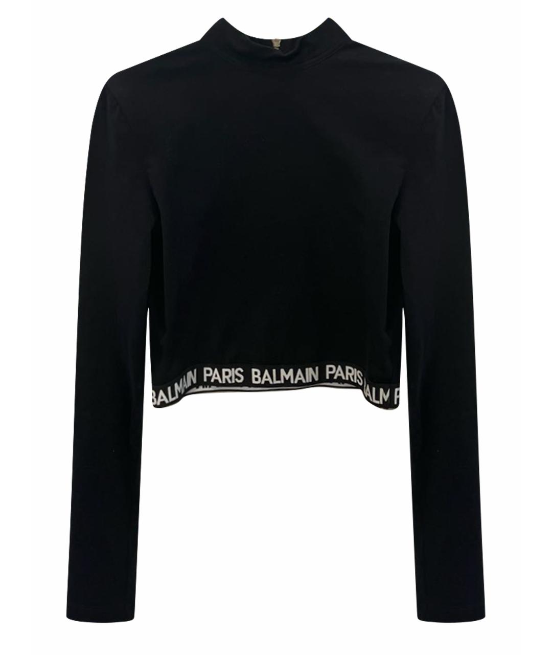 BALMAIN Черный хлопковый детская футболка / топ, фото 1