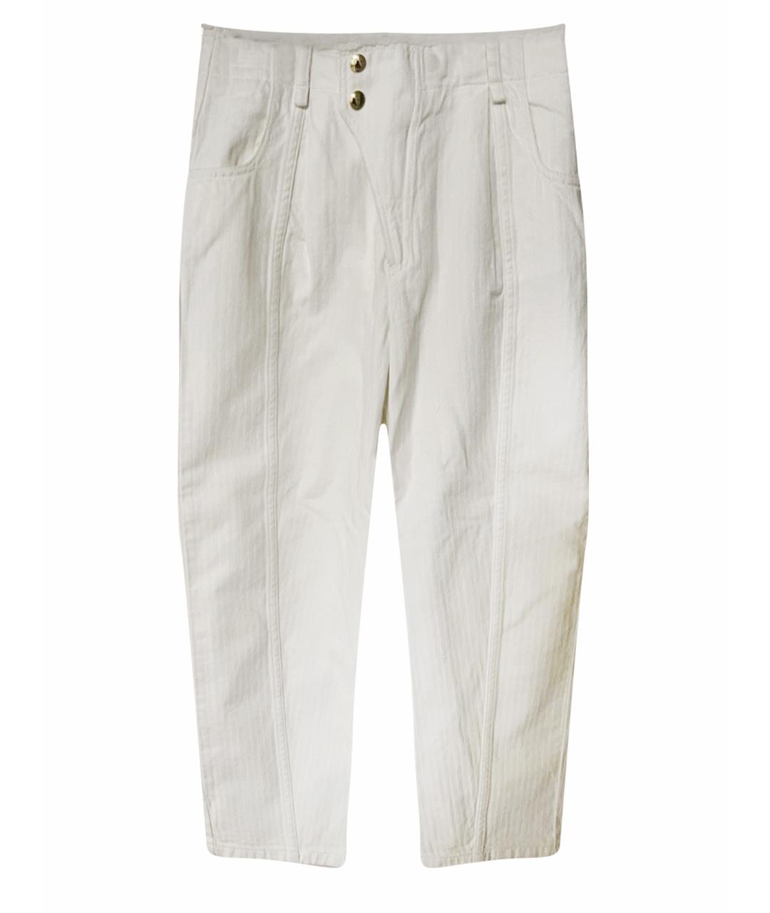 CHLOE Белые деним брюки и шорты, фото 1