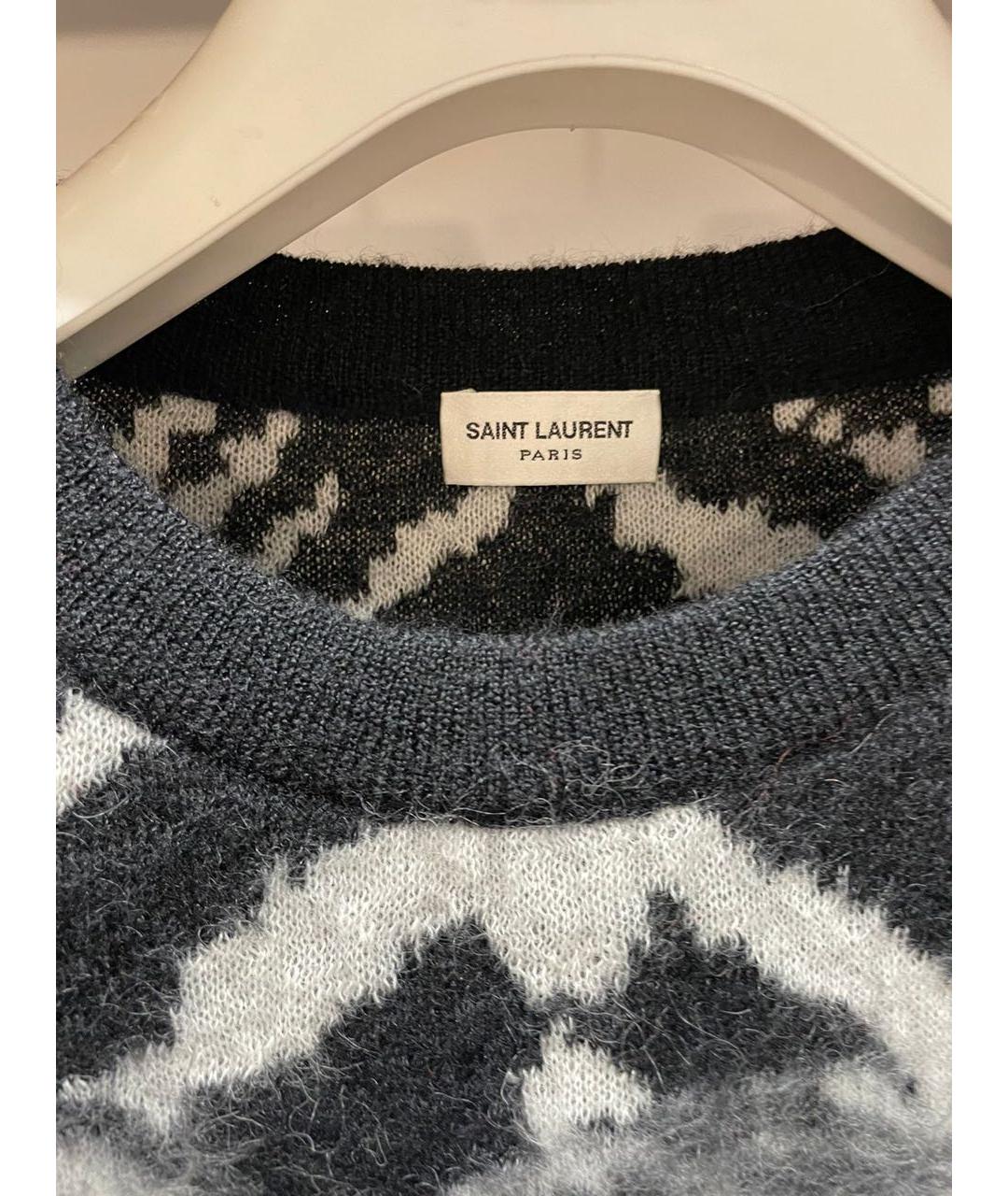 SAINT LAURENT Черный джемпер / свитер, фото 2