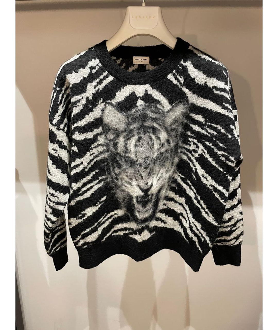 SAINT LAURENT Черный джемпер / свитер, фото 6