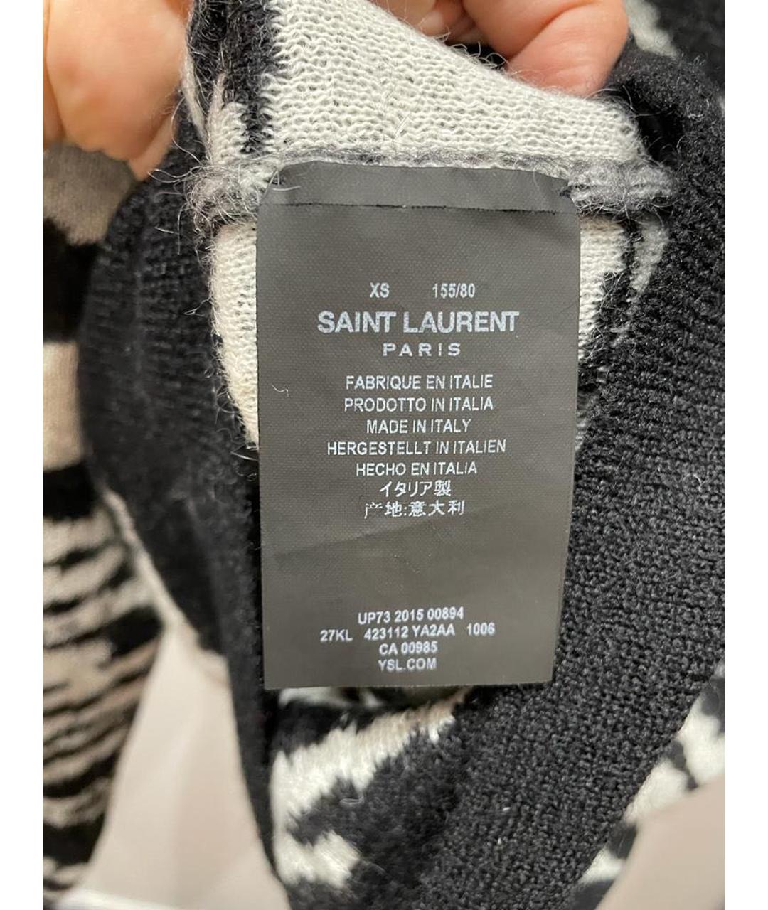 SAINT LAURENT Черный джемпер / свитер, фото 5