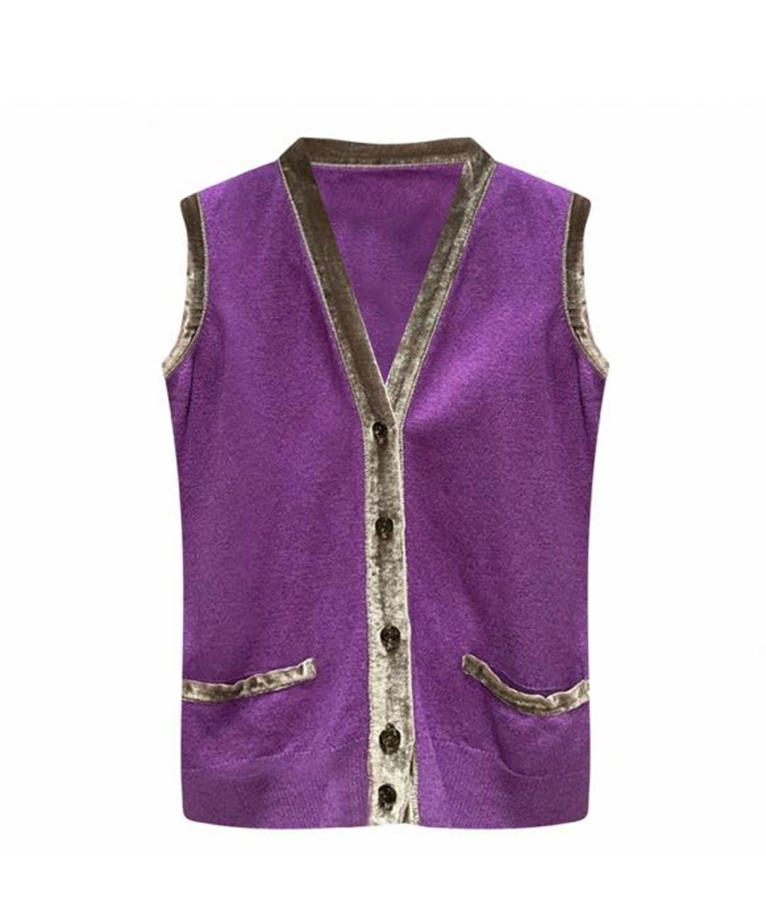 ETRO Фиолетовый шерстяной джемпер / свитер, фото 1