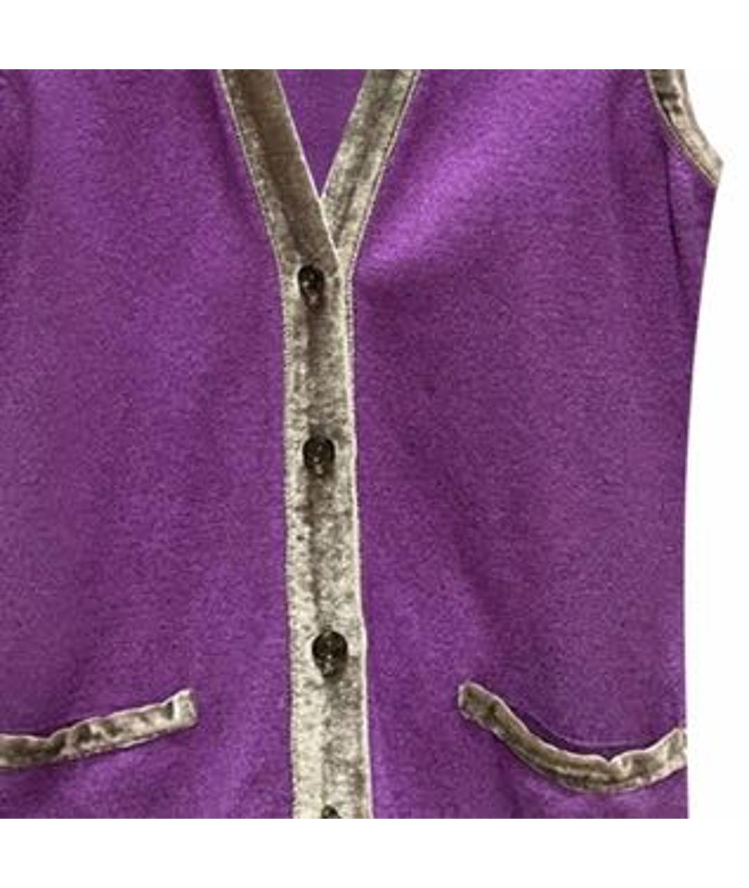 ETRO Фиолетовый шерстяной джемпер / свитер, фото 4