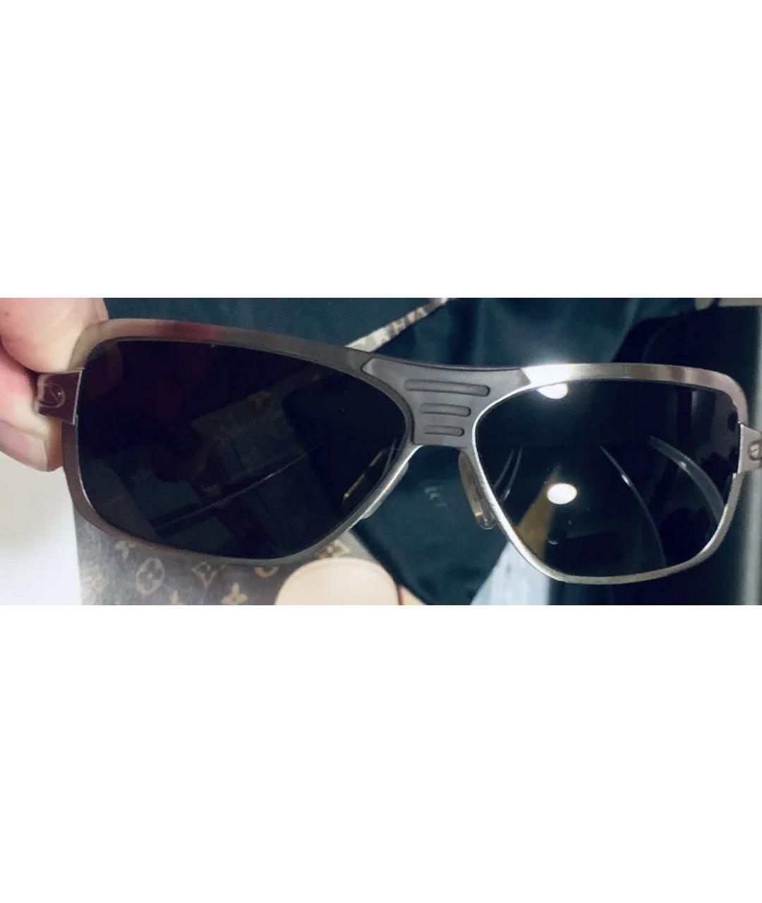 CARTIER Серебряные металлические солнцезащитные очки, фото 9