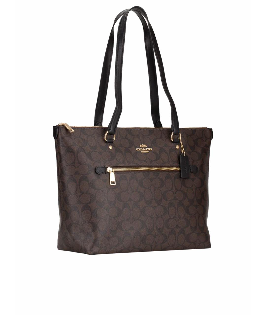 COACH Коричневая сумка тоут, фото 1