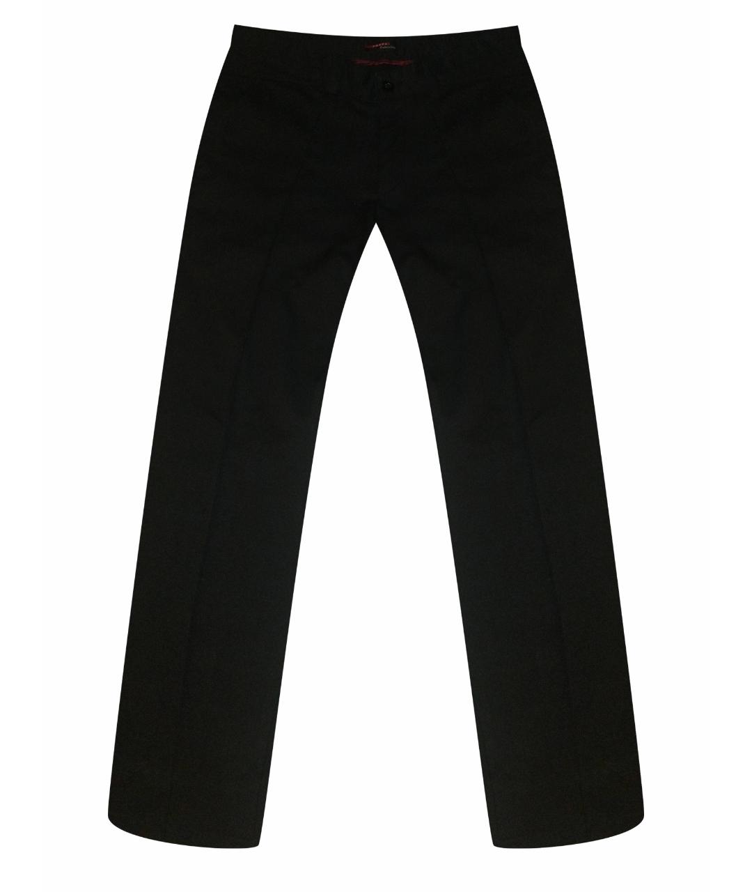 PRADA Черные классические брюки, фото 1