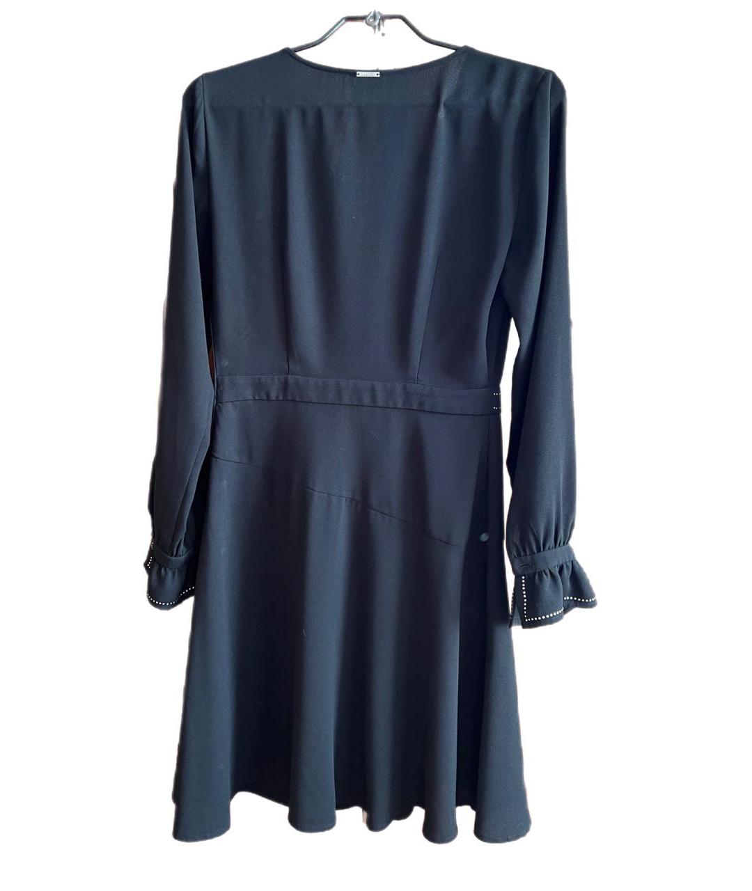 LIU JO Черное синтетическое платье, фото 2