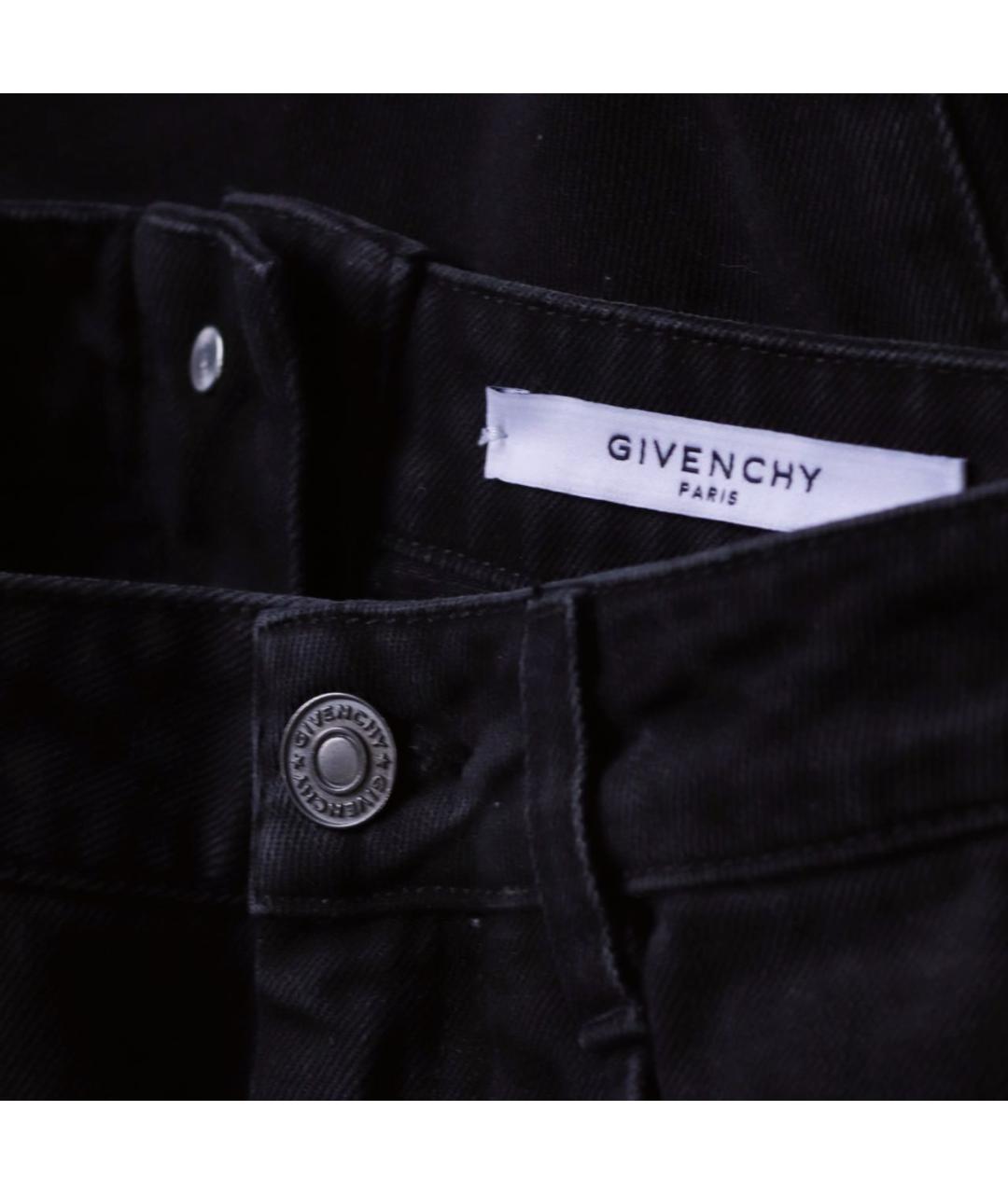 GIVENCHY Черная хлопковая юбка миди, фото 3