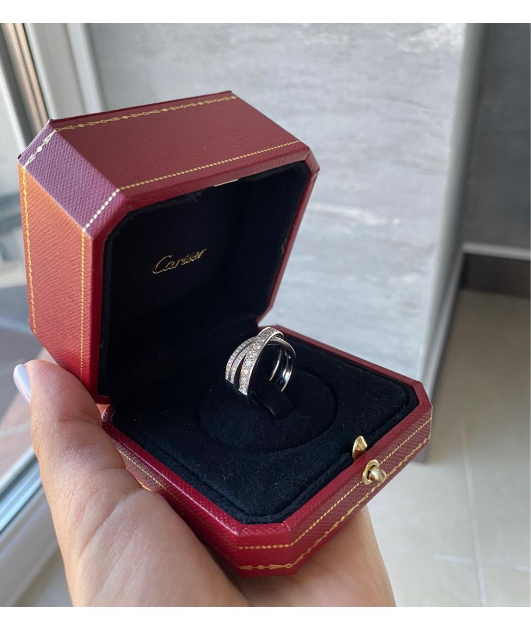 CARTIER Белое кольцо из белого золота, фото 5