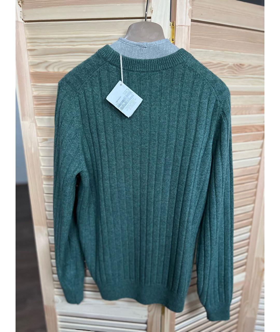 BRUNELLO CUCINELLI Зеленый кашемировый джемпер / свитер, фото 2