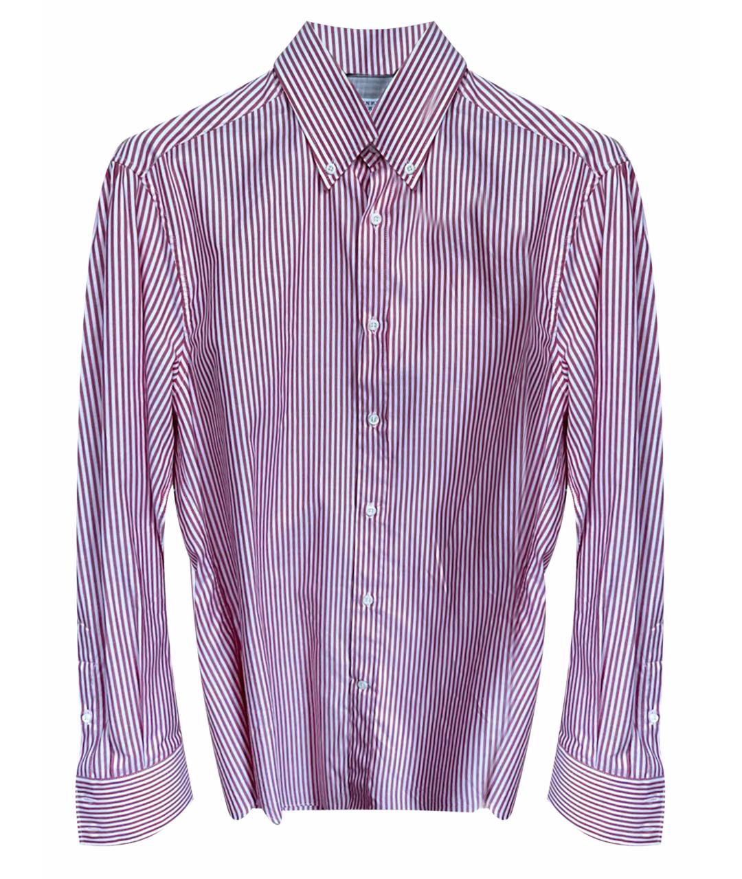 BRUNELLO CUCINELLI Розовая хлопковая кэжуал рубашка, фото 1