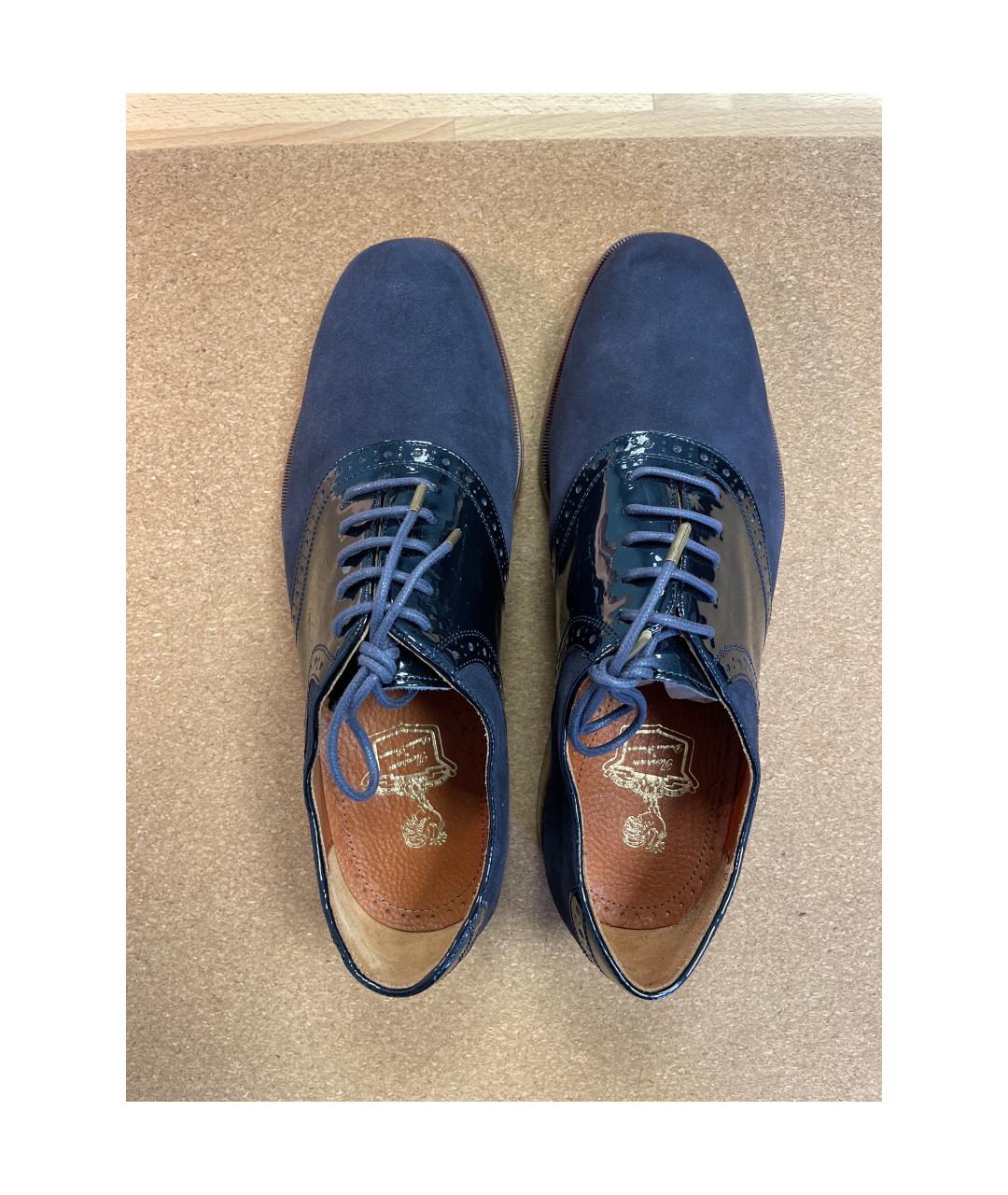 Florsheim Темно-синие замшевые туфли, фото 3