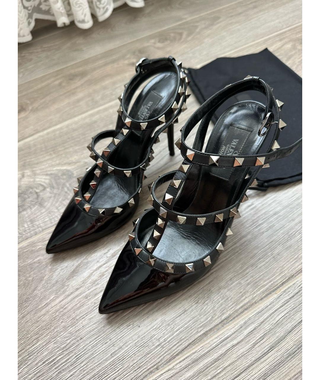 VALENTINO Черные туфли из лакированной кожи, фото 2