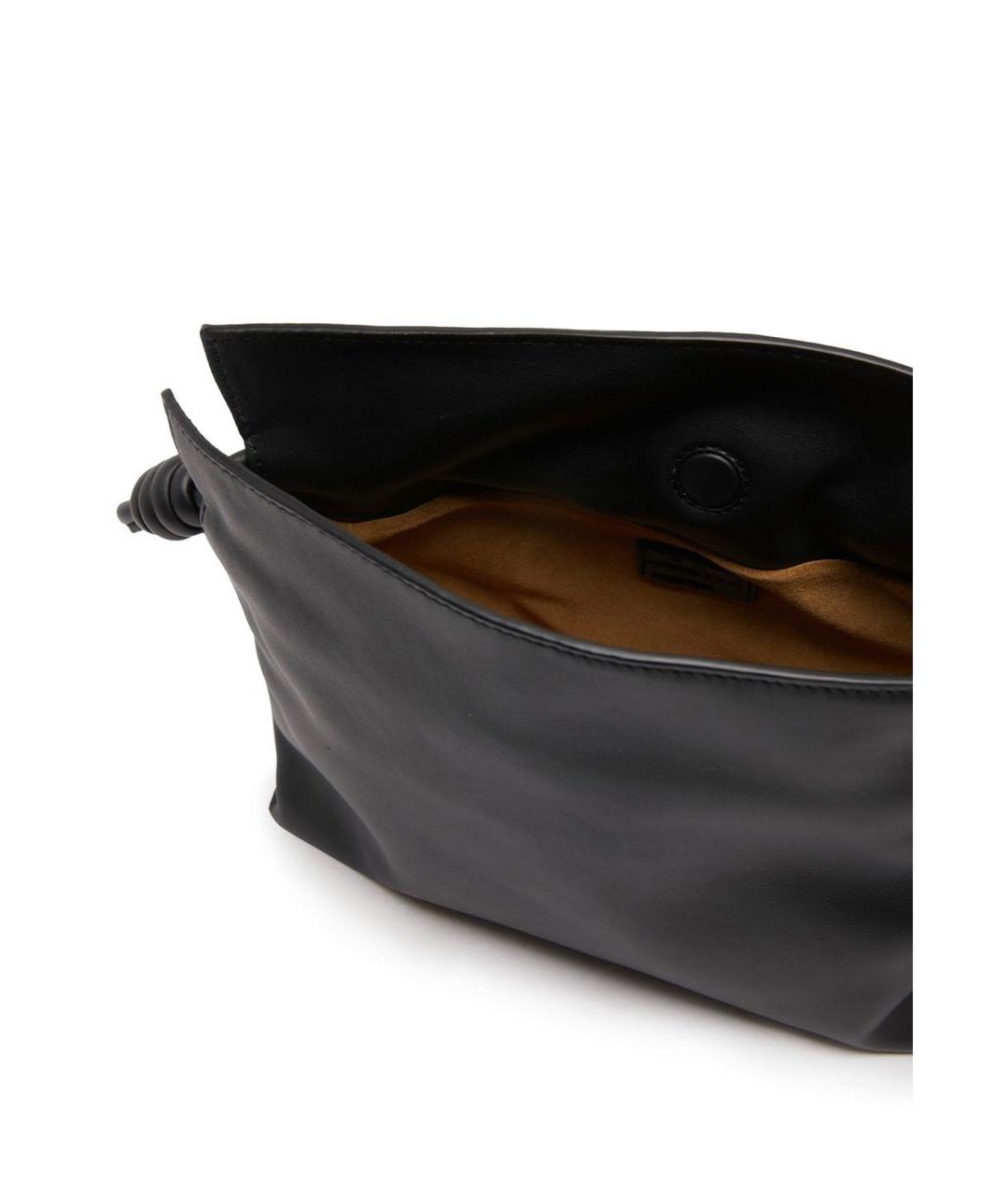 LOEWE Черная кожаная сумка через плечо, фото 4