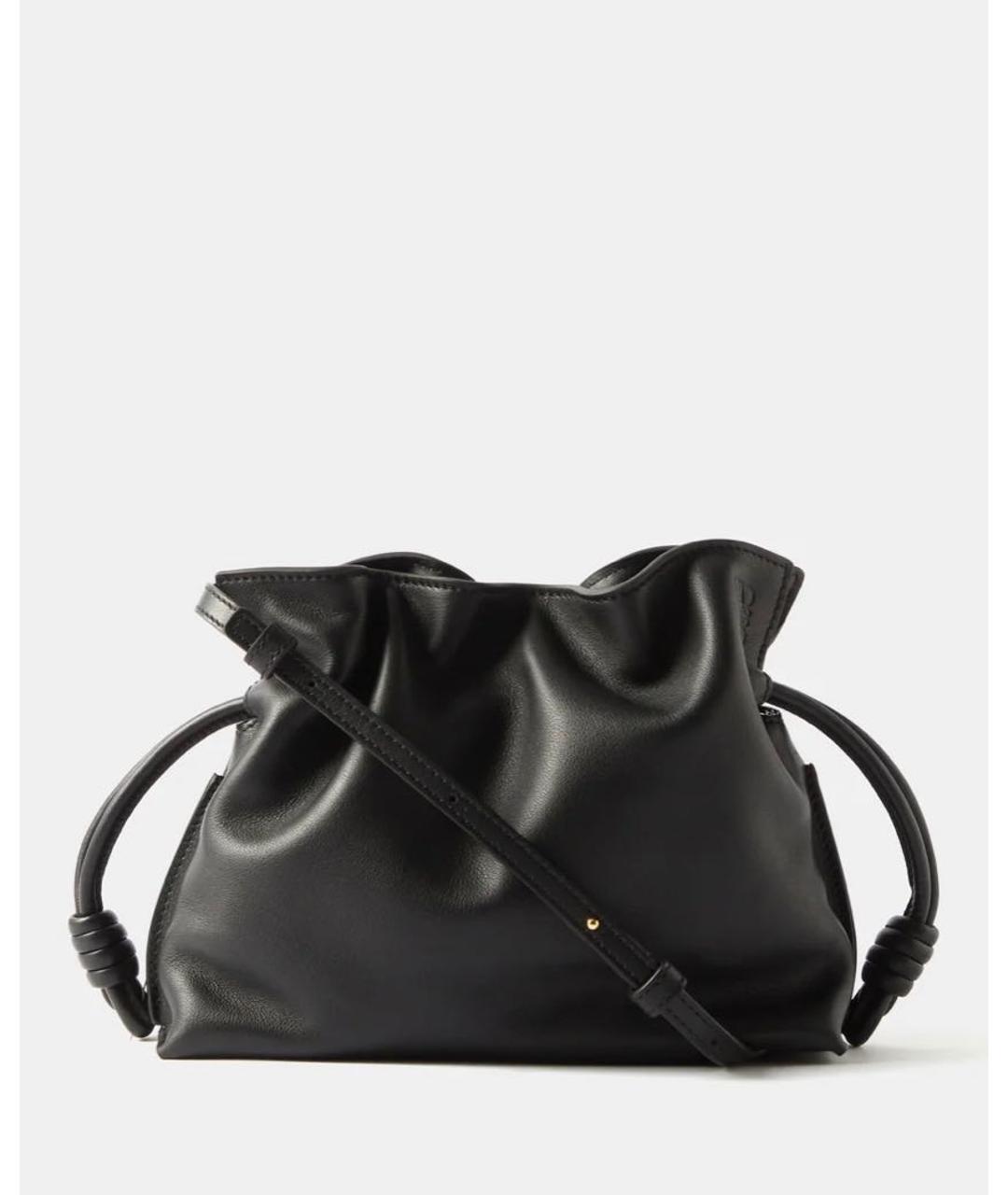 LOEWE Черная кожаная сумка через плечо, фото 6