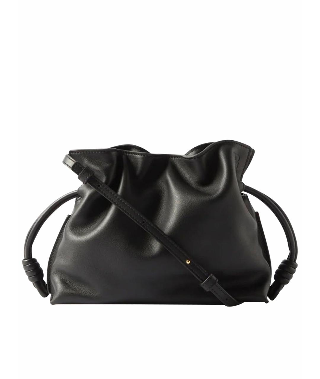 LOEWE Черная кожаная сумка через плечо, фото 1