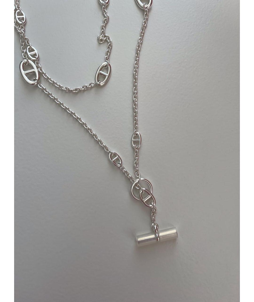 HERMES Серебряная серебряная цепочка, фото 4