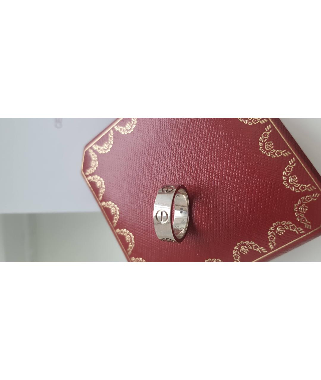 CARTIER Белое кольцо из белого золота, фото 3